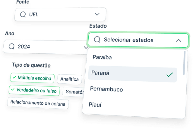 Busque exatamente o que você precisa e tudo mais